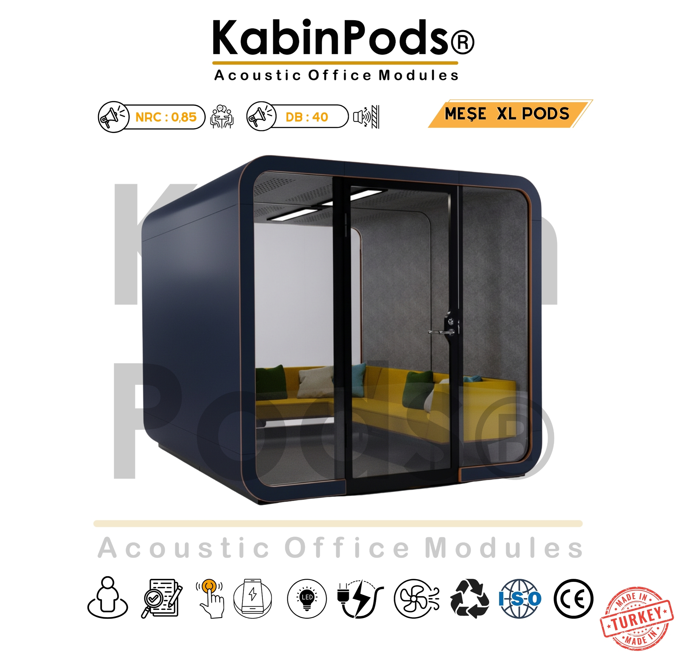 Ofis Toplantı Kulübesi Kurulum - Taşınabilir Yapı ve Kolay Montaj